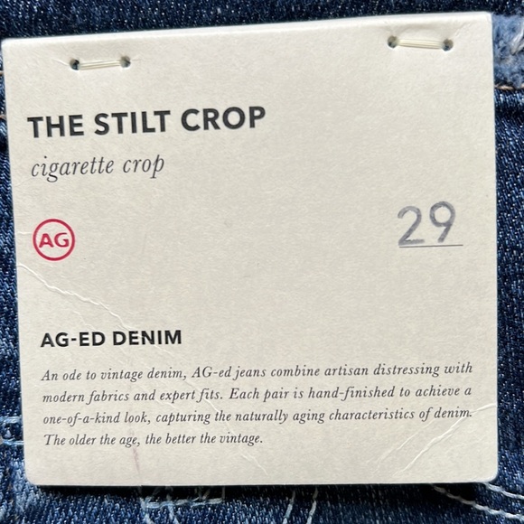 AG The Stilt Crop Jean - Picture 7 of 7